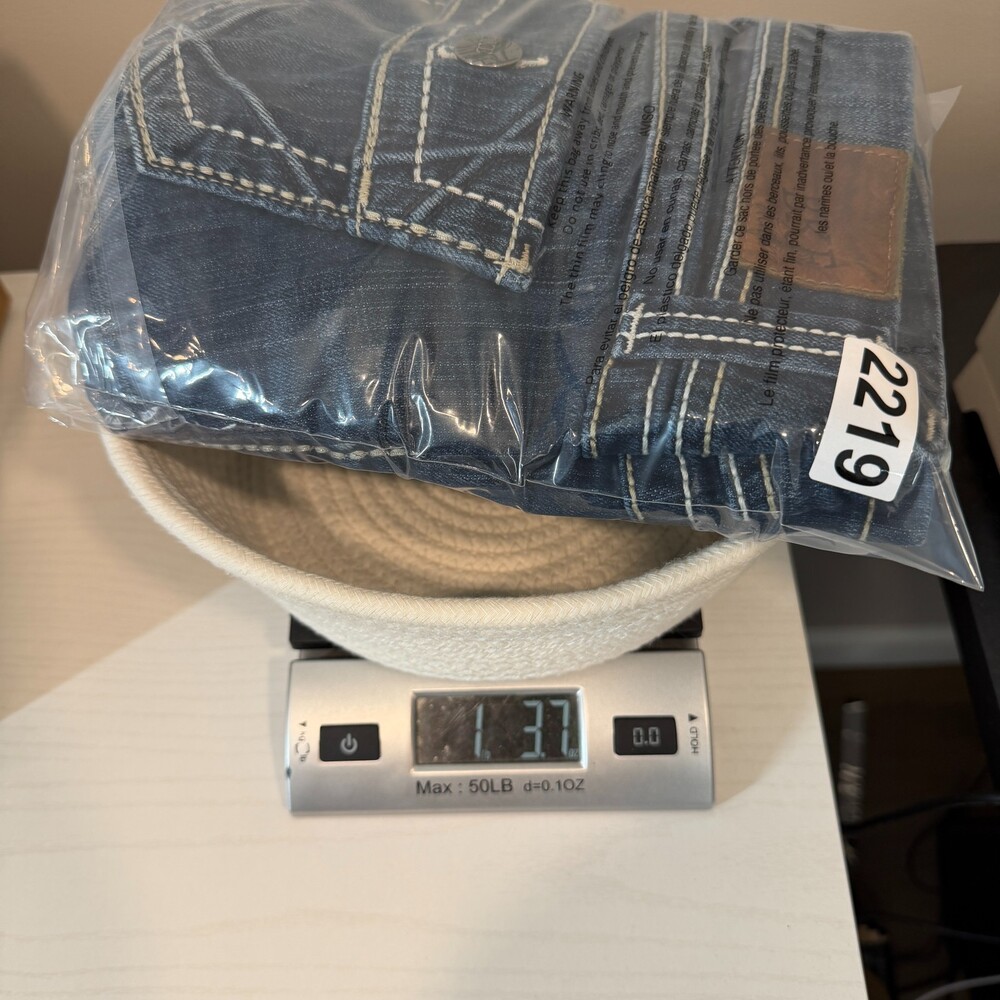 BKE Stella Dark Wash Denim Jeans Size 29 White Stitching Low Rise Y2K Buckle - Picture 10 of 10